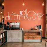 Vinilos Decorativos: Silueta Vajilla 6