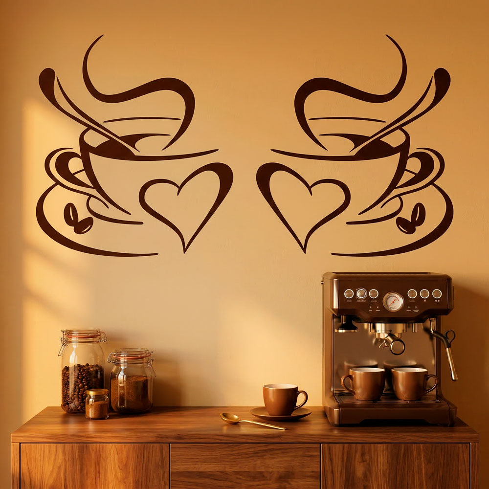 Vinilos Decorativos: El Caf&eacute; del Amor