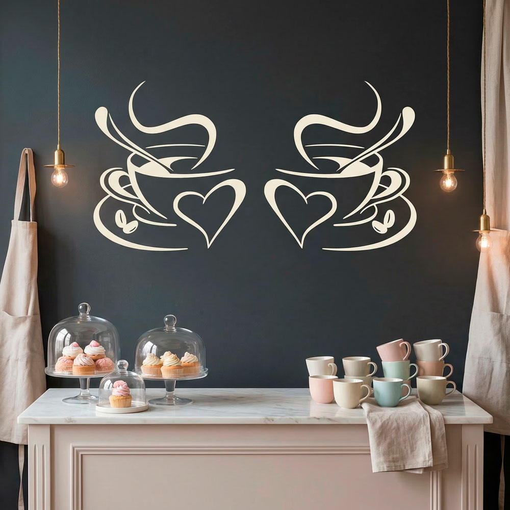 Vinilos Decorativos: El Caf&eacute; del Amor