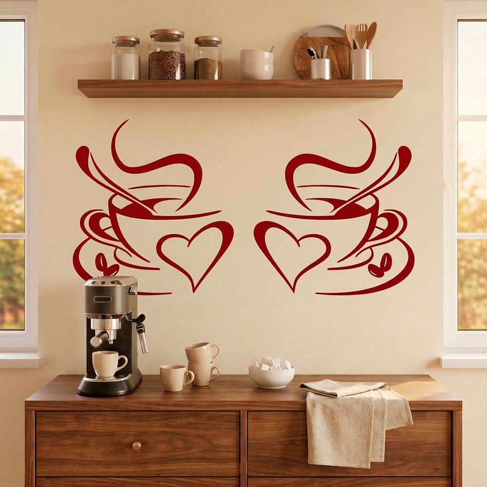 Vinilos Decorativos: El Caf&eacute; del Amor