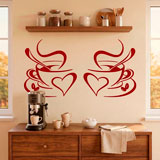 Vinilos Decorativos: El Caf&eacute; del Amor 7