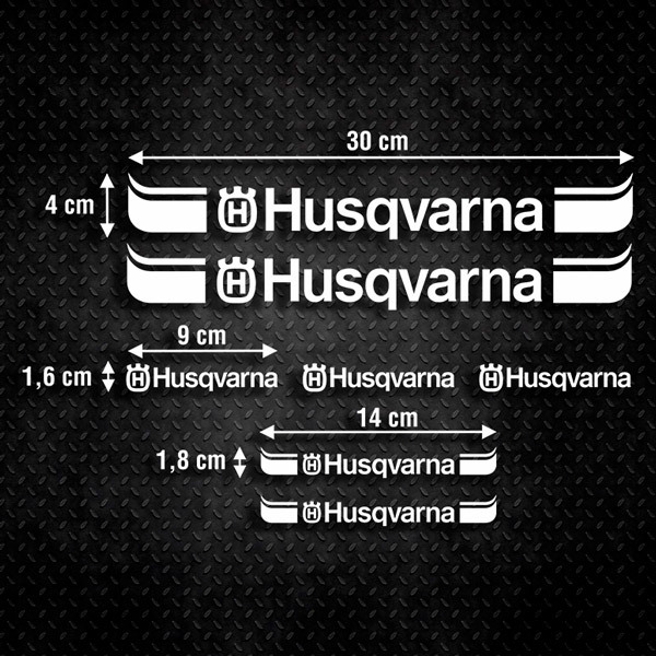 Pegatinas: Kit Husqvarna 1