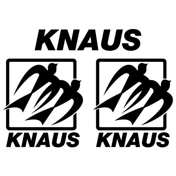 Vinilos autocaravanas: Kit Knaus Logo