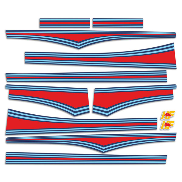 Pegatinas: Kit Vinilos Lancia Delta Integrale HF Evo 1 Martin