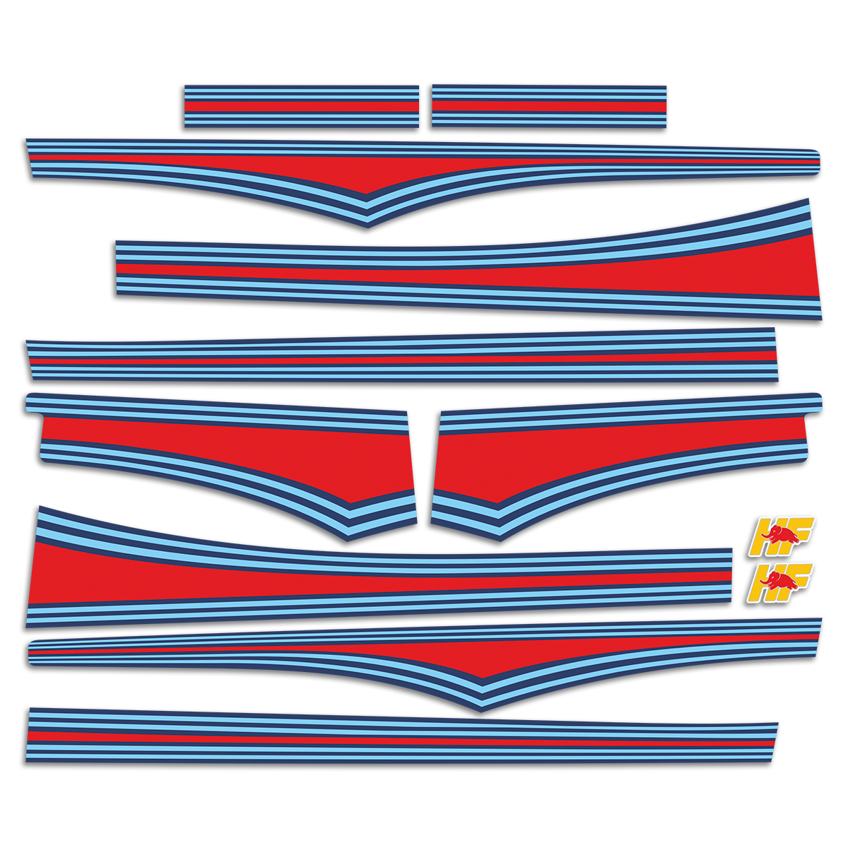 Pegatinas: Kit Vinilos Lancia Delta Integrale HF Evo 1 Martin