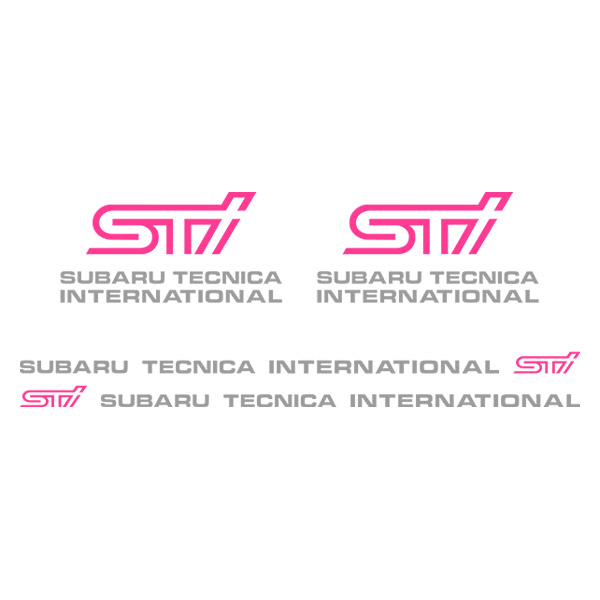 Pegatinas: STI Subaru Tecnica International Kit
