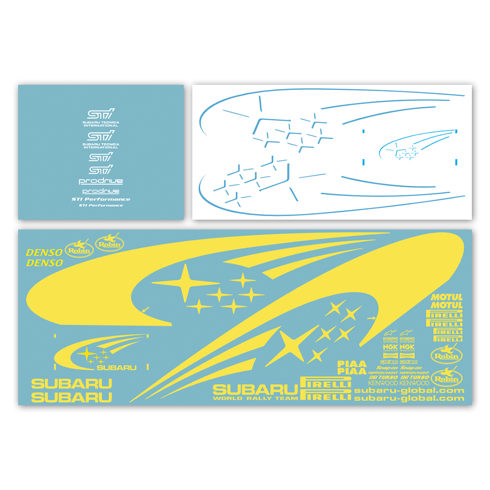 Pegatinas: Librea clásica Subaru Impreza WRC