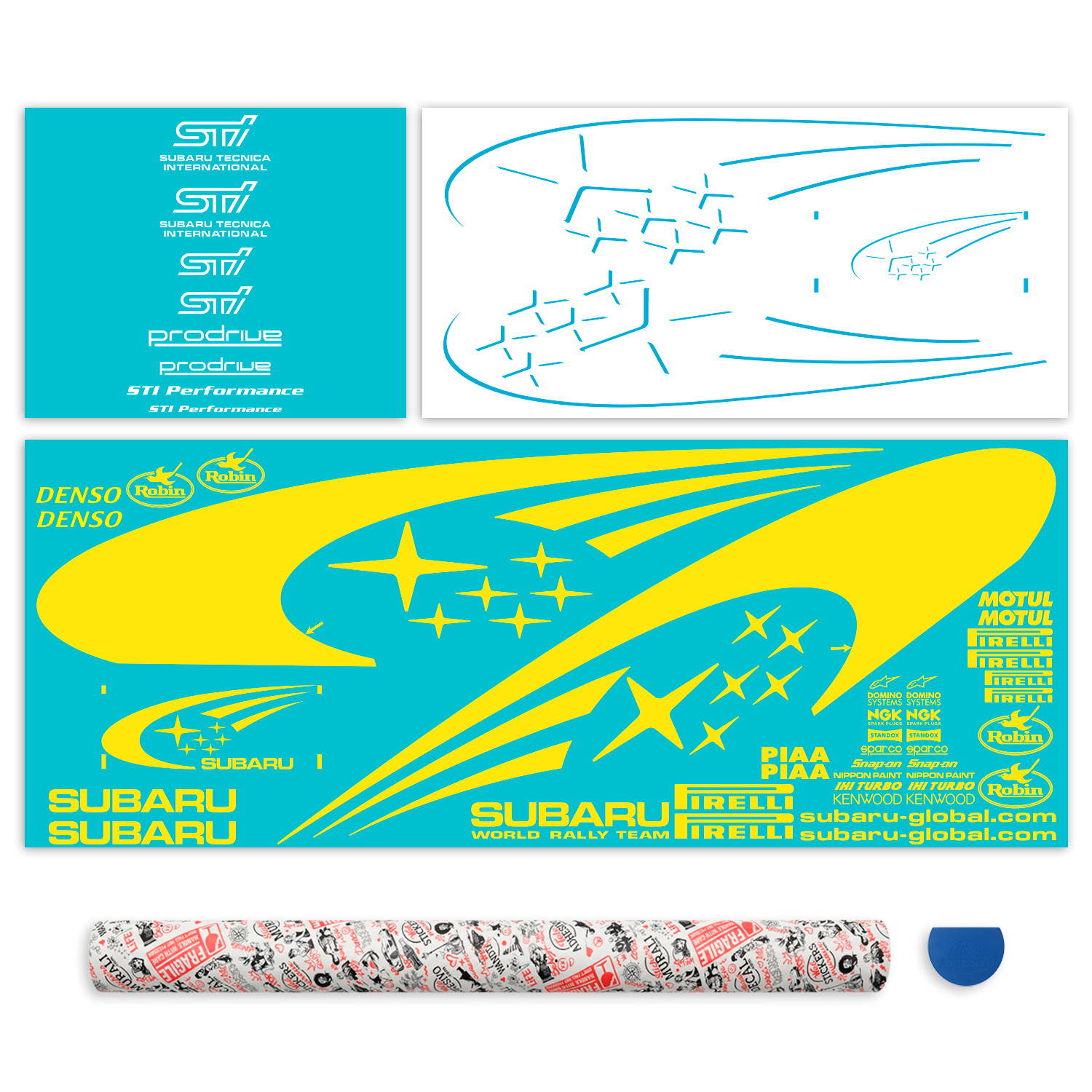 Pegatinas: Subaru Impreza WRC