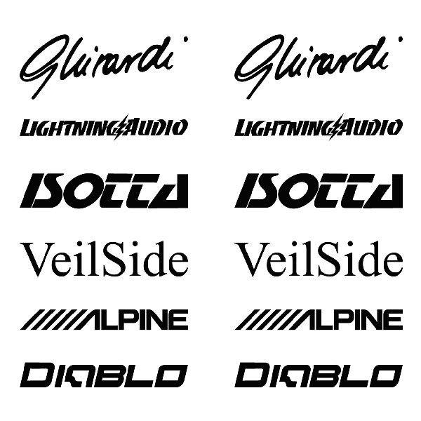 Pegatinas: Kit de Logotipos Tuning 16