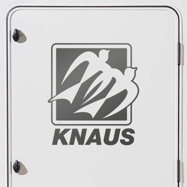 Vinilos autocaravanas: Knaus Logo inverso