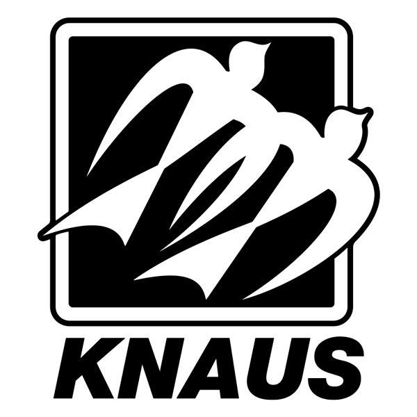 Vinilos autocaravanas: Knaus Logo inverso