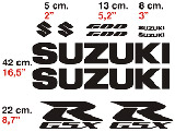 Pegatinas: Suzuki GSXR 600 2