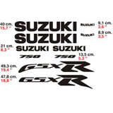 Pegatinas: Suzuki GSX R 750 2