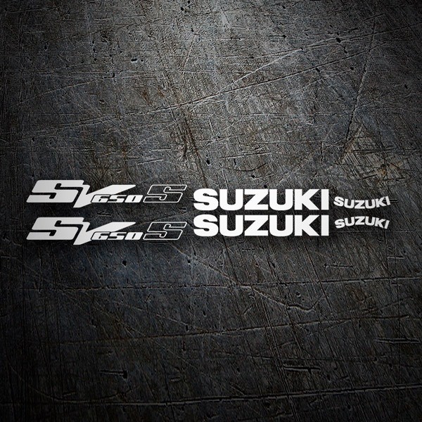 Pegatinas: SV 650 2003 con Texto y Logotipo Estilizado