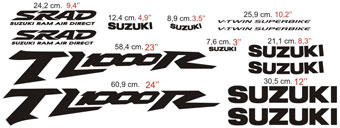 Pegatinas: TL 1000R V-twin 1998 en Variados Tama&ntilde;os