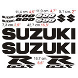 Pegatinas: Kit Suzuki GSXR 600 2005 2