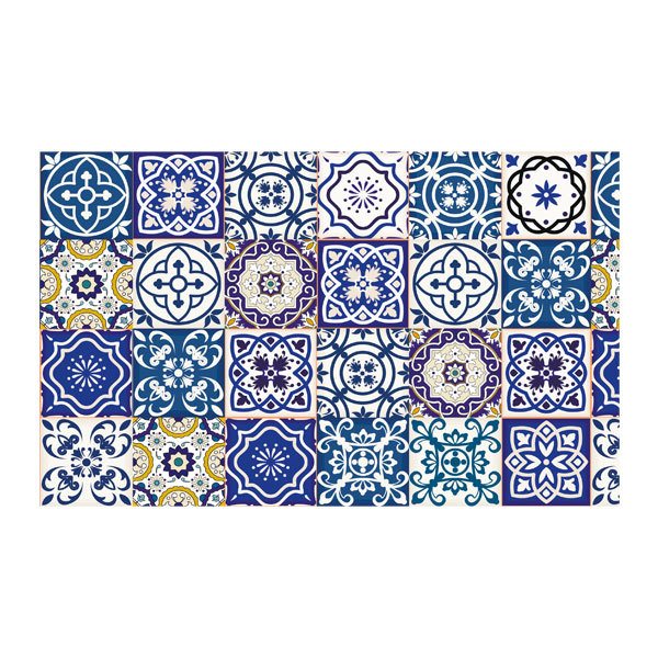 Vinilo decorativo para Mesa Ikea Lack Azulejos Decorativos