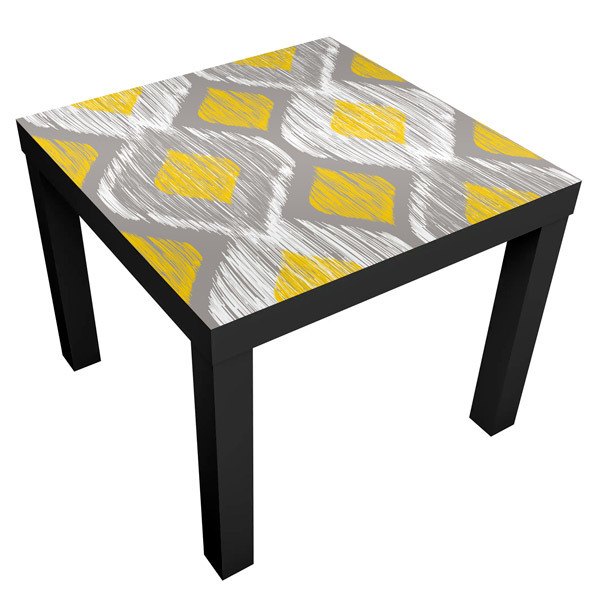 Vinilos Decorativos: Vinilo Mesa Ikea Lack Textura Rayada