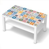 Vinilos Decorativos: Mesa Ikea Lack Azulejos Ornamentales 3