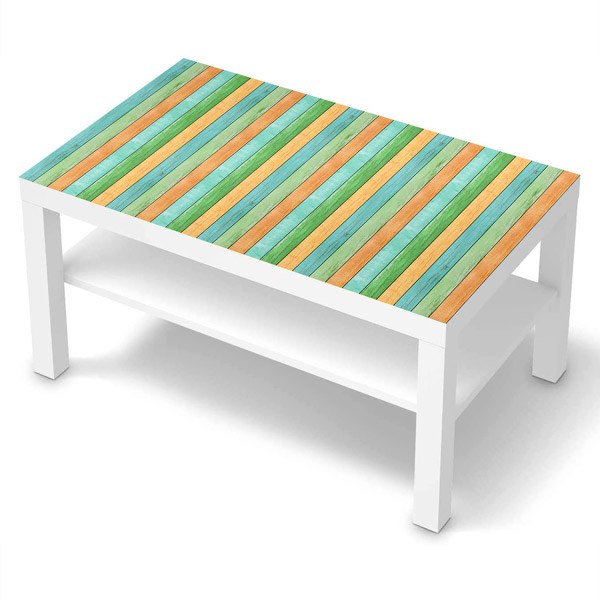 Vinilos Decorativos: Vinilo Mesa Ikea Lack Madera Pastel