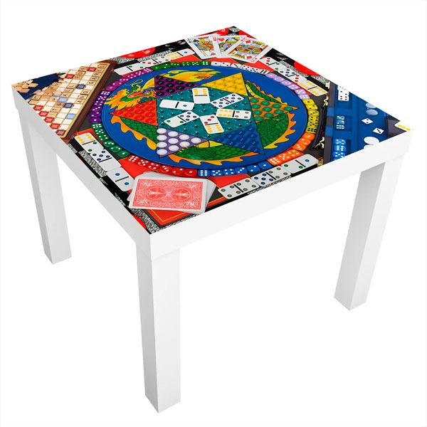 Vinilos Decorativos: Vinilo mesa Ikea lack juegos de mesa