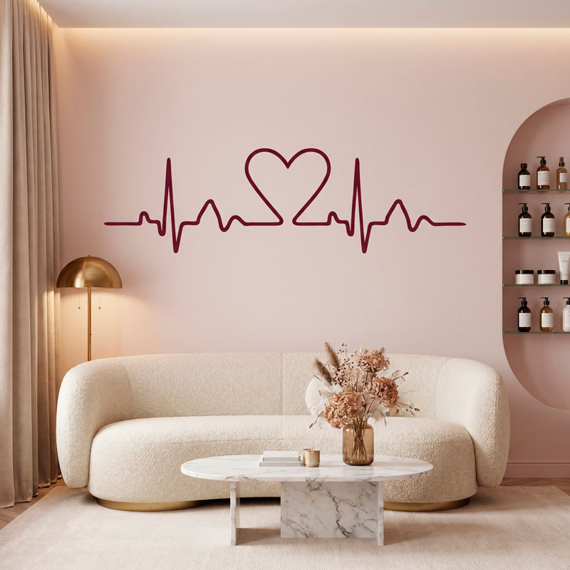 Cabecero Electrocardiograma Coraz&oacute;n 4