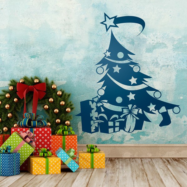 Vinilos Decorativos: Arbol Navidad