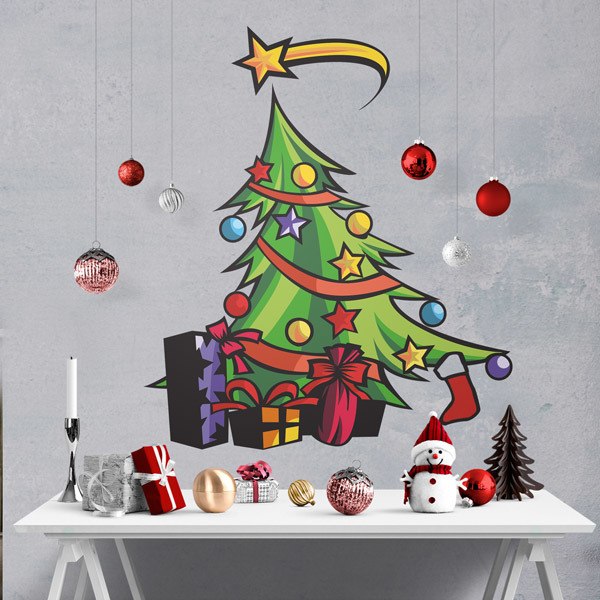 Vinilos Decorativos: Christmas tree 1