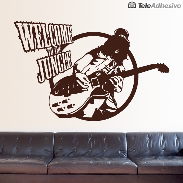 Vinilos Decorativos: Slash, Welcome to the jungle