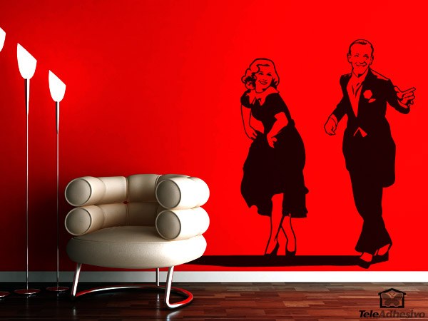 Vinilos Decorativos: Fred Astaire y Ginger Rogers