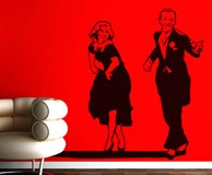 Vinilos Decorativos: Fred Astaire y Ginger Rogers 3