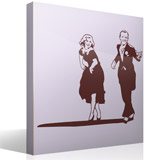Vinilos Decorativos: Fred Astaire y Ginger Rogers 4