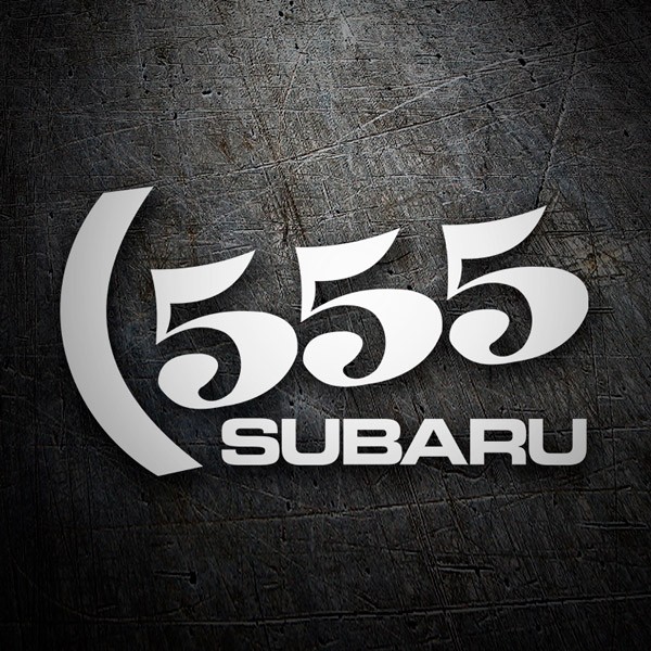 Pegatinas: Subaru 555