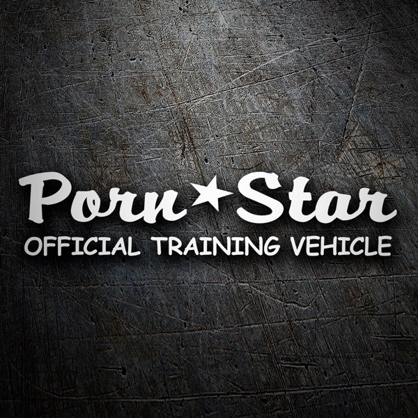 Pegatinas: Porn Star Oficial Training Vehicle