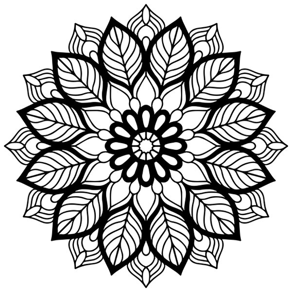 Vinilos Decorativos: Mandala Elíptica