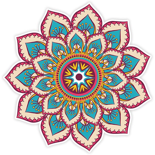 Vinilos Decorativos: Mandala Hindú