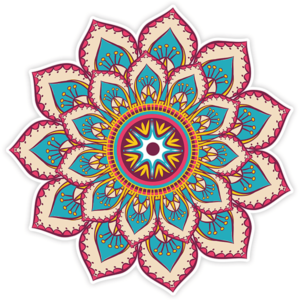 Vinilos Decorativos: Mandala Hindú 0