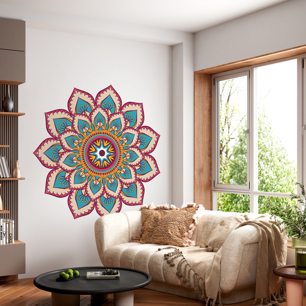 Vinilos Decorativos: Mandala Hindú