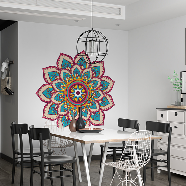 Vinilos Decorativos: Mandala Hindú