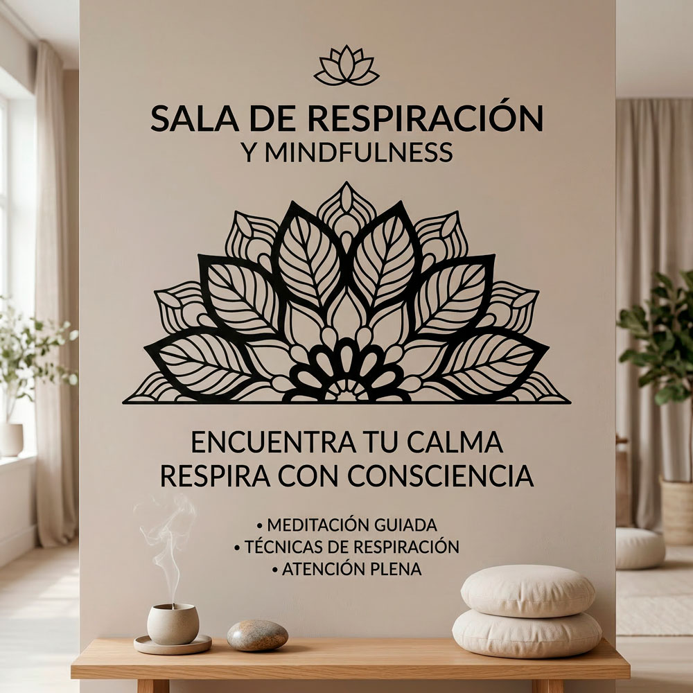 Vinilos Decorativos: Media Mandala Yantra