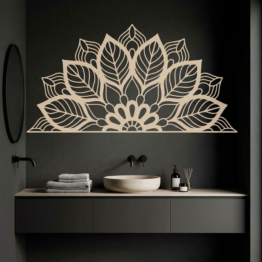 Vinilos Decorativos: Media Mandala Yantra