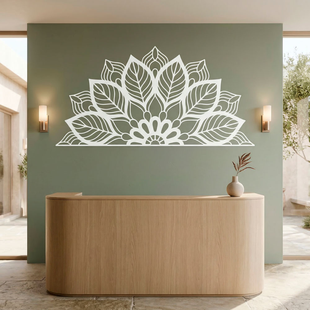 Vinilos Decorativos: Media Mandala Yantra