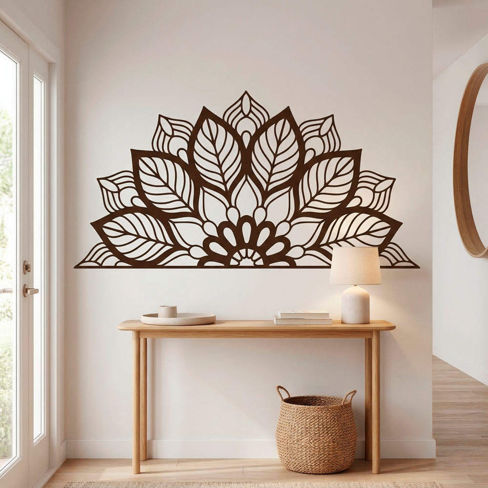 Vinilos Decorativos: Media Mandala Yantra