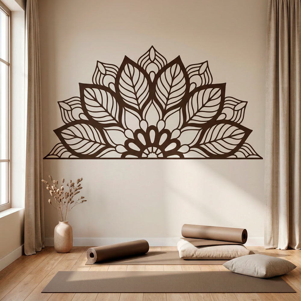 Vinilos Decorativos: Media Mandala Yantra