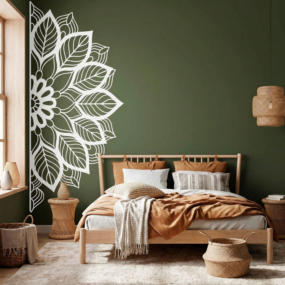 Vinilos Decorativos: Media Mandala Yantra