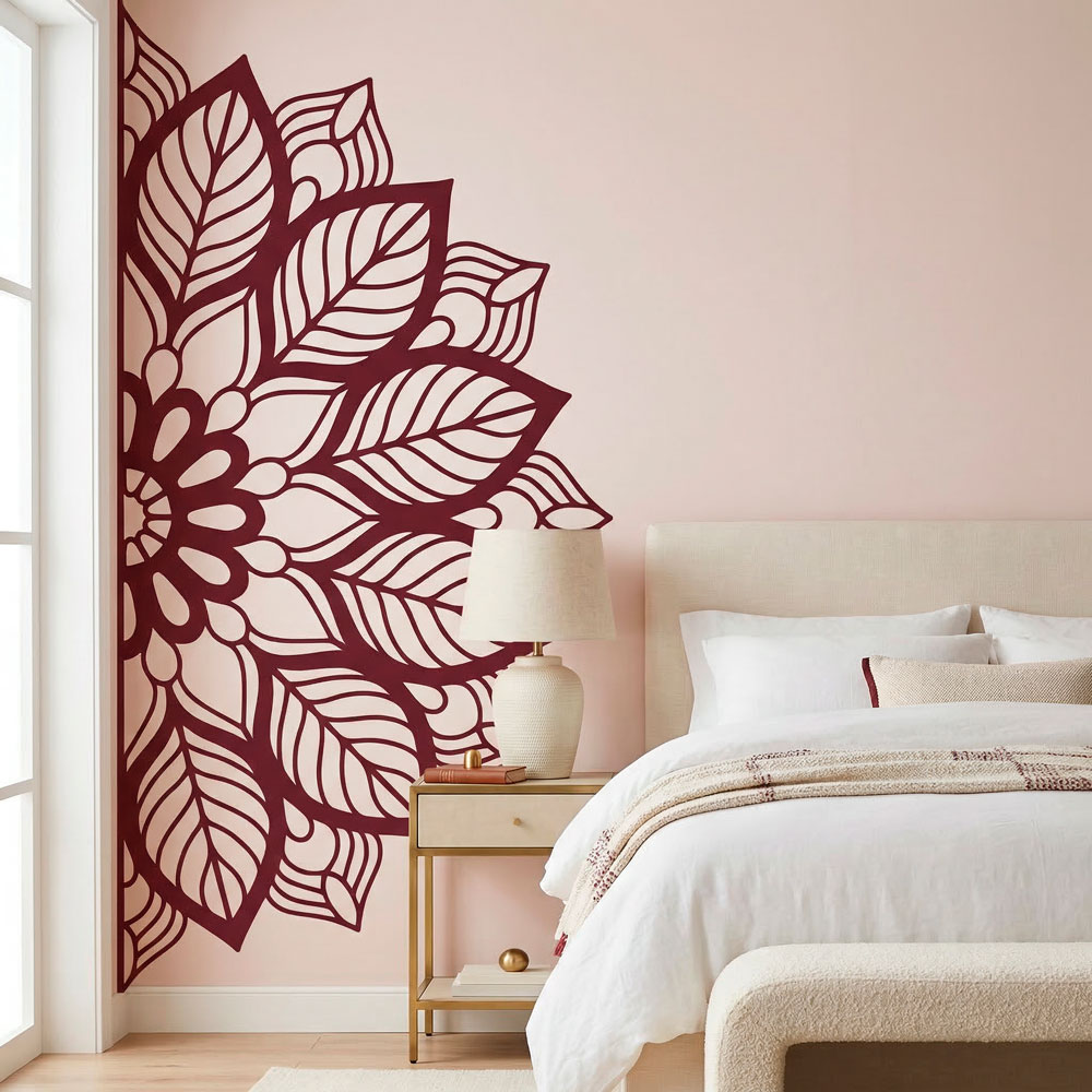 Vinilos Decorativos: Media Mandala Yantra