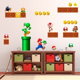 Vinilos Infantiles: Set 60X Super Mario Bros 4