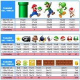 Vinilos Infantiles: Set 60X Super Mario Bros 5