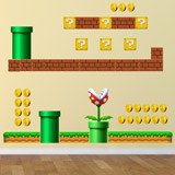 Vinilos Infantiles: Set 45X Mario Bros Crea tu Pantalla 3