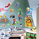 Vinilos Infantiles: Set 35X Super Mario Bros. Wii 4